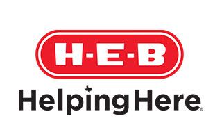 H-E-B Helping Here logo