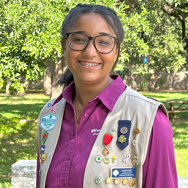 Portrait of Rachel Sherman, Girl Board Chair