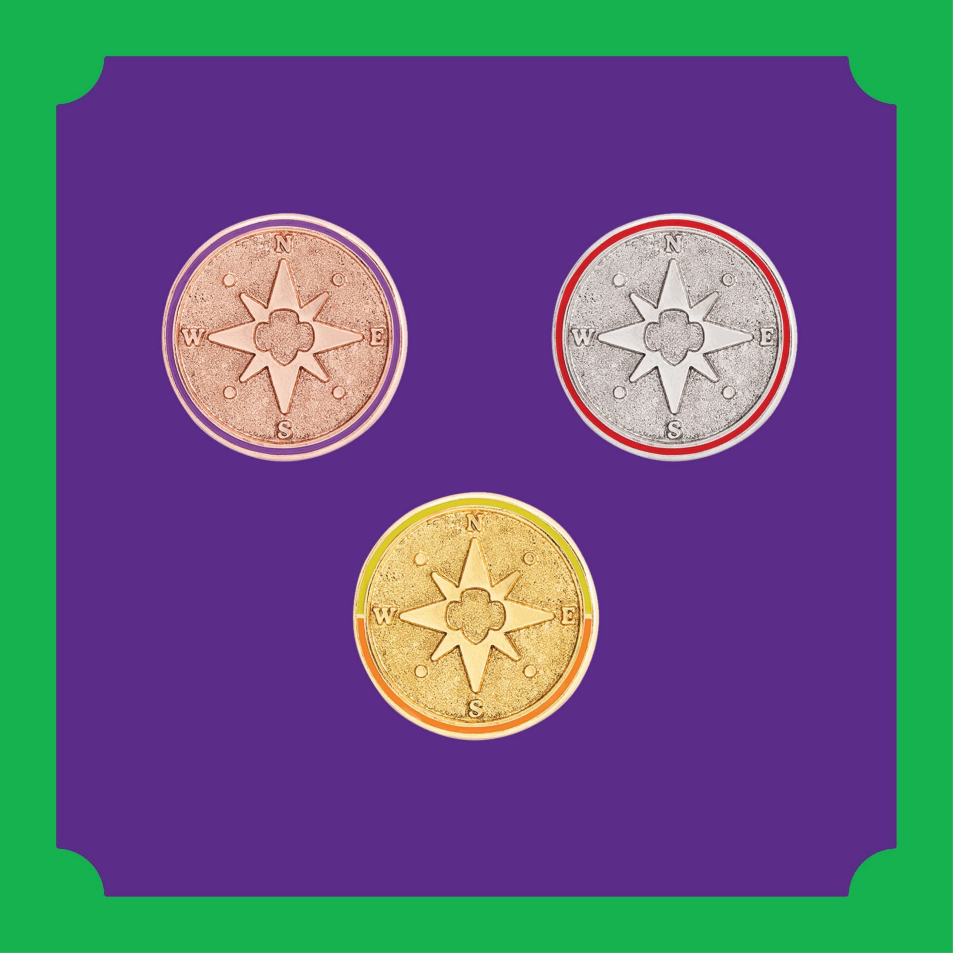 image of personal leadership award pins